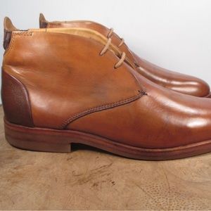 Hudson London Matteo Tan Leather Chukka Boots EU41